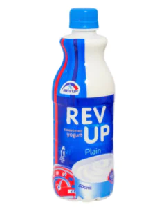 Rev Up Plain Sweetened Yogurt 12 x 500ml