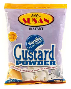 Amel Susan Instant Vanilla Flavoured Custard Powder 12 x 500g