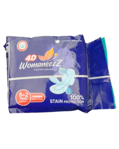 Womaneezz 4D Heavy Flow Sanitary Napkins 90 x 2 x 7.5g