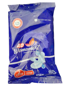 Womaneezz 4D Heavy Flow Sanitary Napkins 96 x 2 x 7.5g